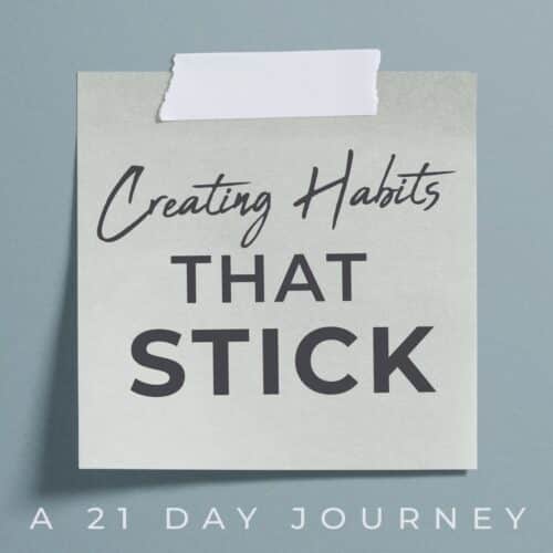 21 Day Journey: Creating Habits that Stick