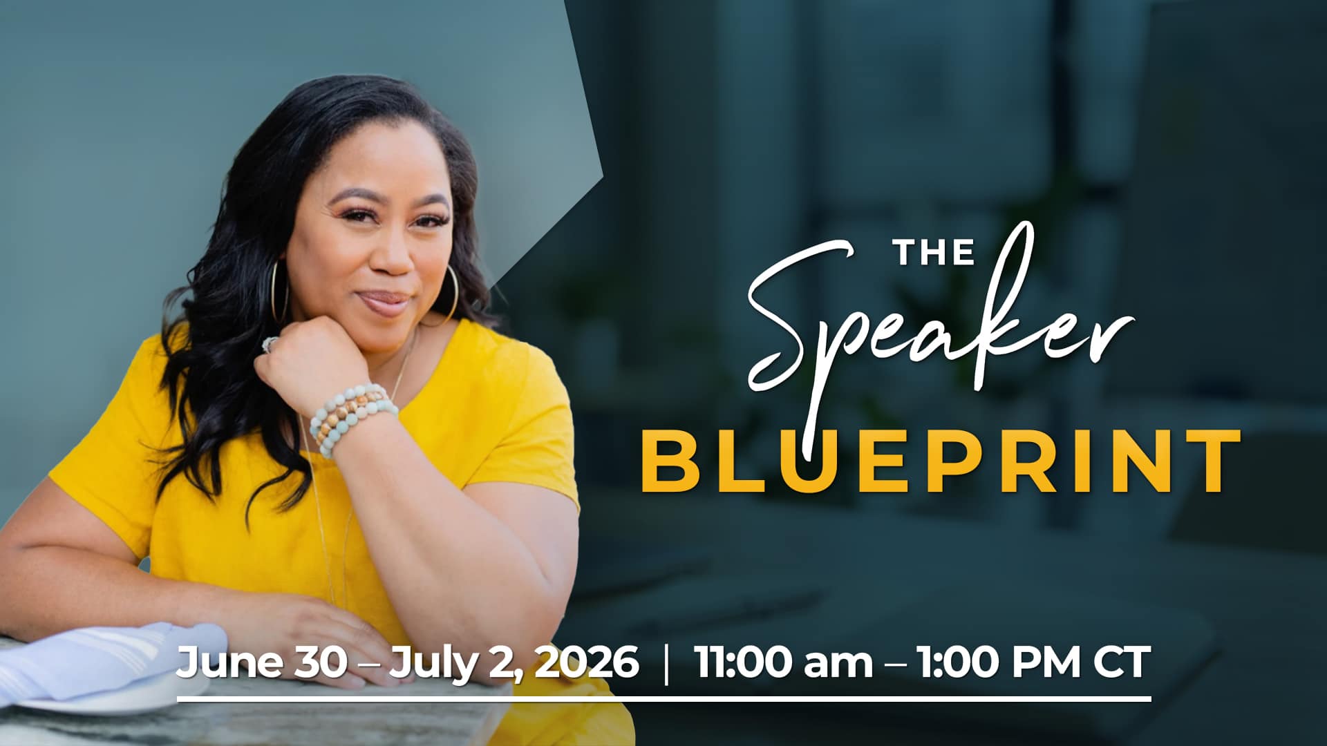 The Speaker Blueprint Workshop | Chrystal Evans Hurst