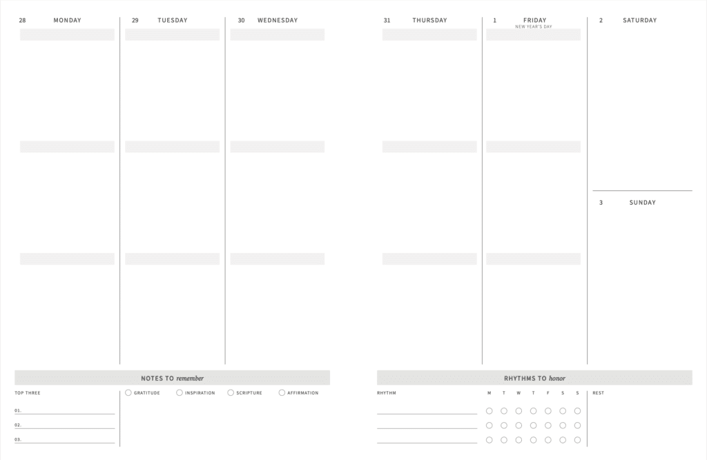 Planner Interior Image 3